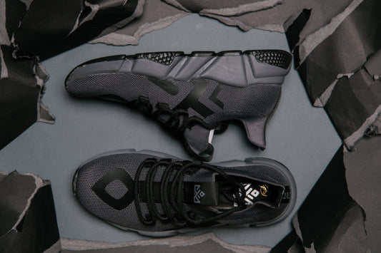 Mpahla Unisex Sneaker - Charcoal X Black
