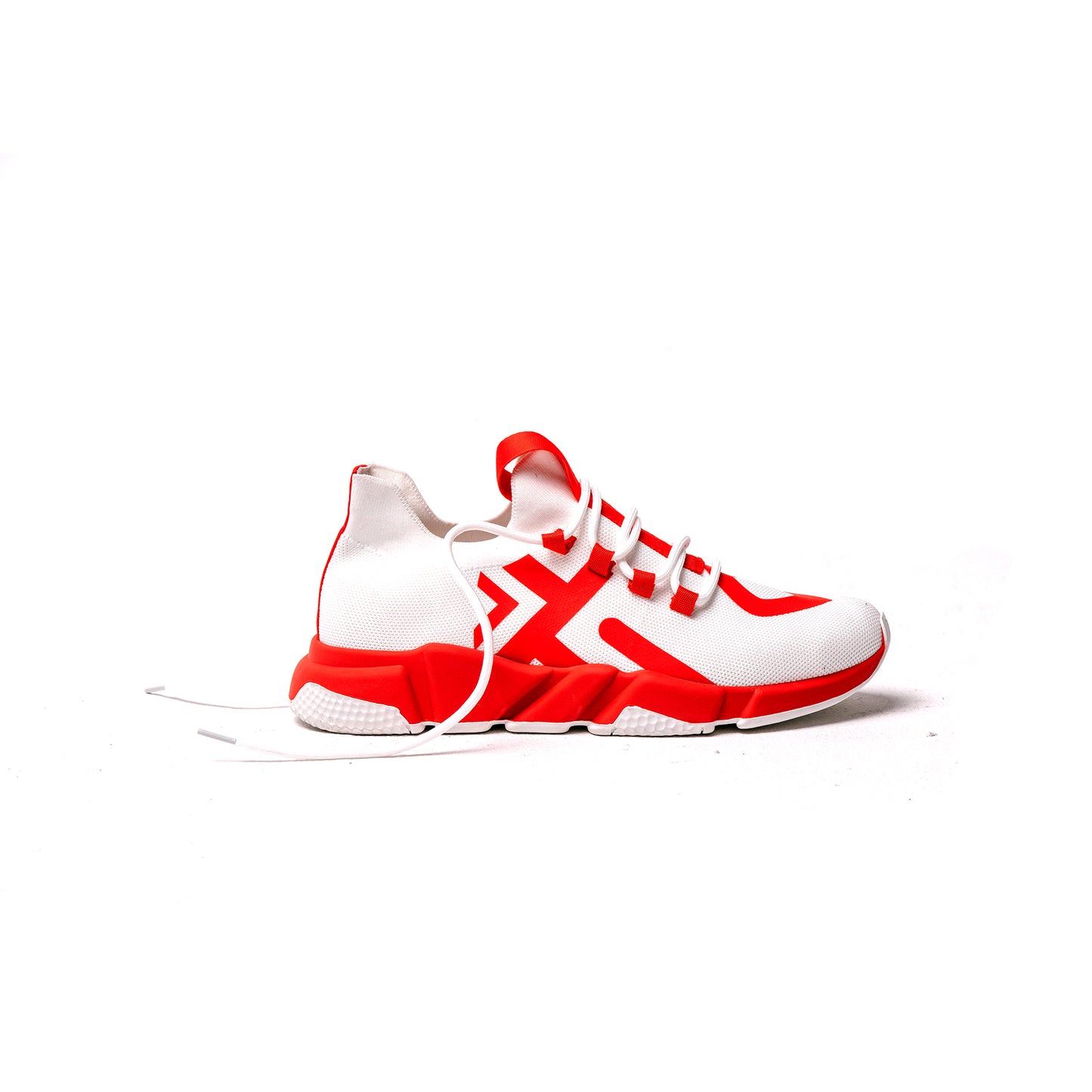 Mpahla Unisex Sneaker - White X Red